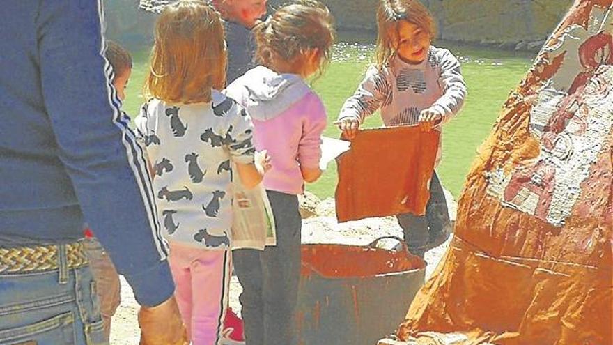 Los alumnos del CRA Orba dejan su huella en el barro