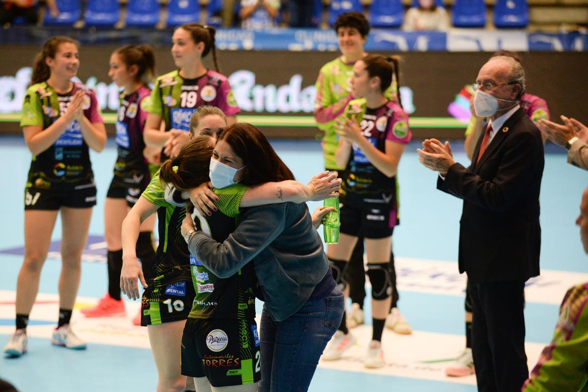 Primer partido de la final de la EHF European Cup entre el Rincón ...