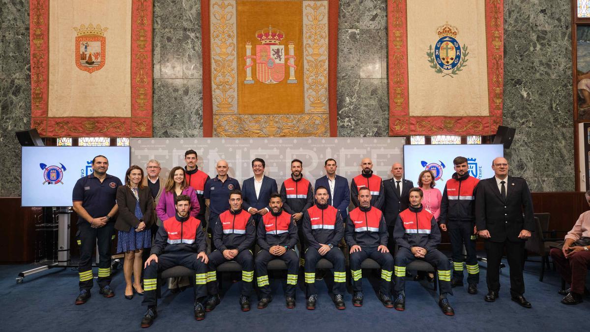 Incorporación de 10 nuevos bomberos y jefes de zona del Consorcio de Bomberos de Tenerife