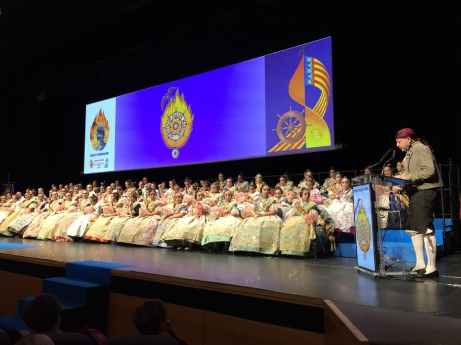 Exaltación de las falleras mayores de la Agrupación del Marítimo