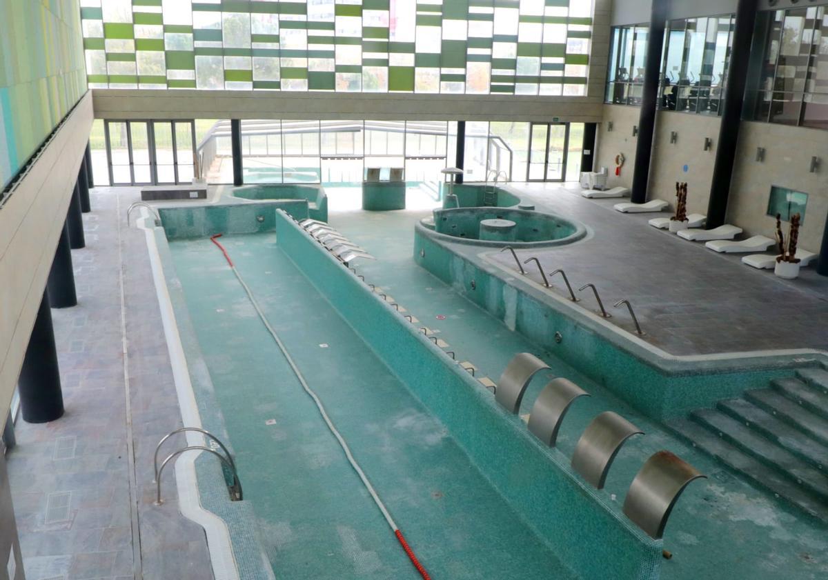 El spa de Ranillas, abandonado y en mal estado El spa de Ranillas, abandonado y en mal estado