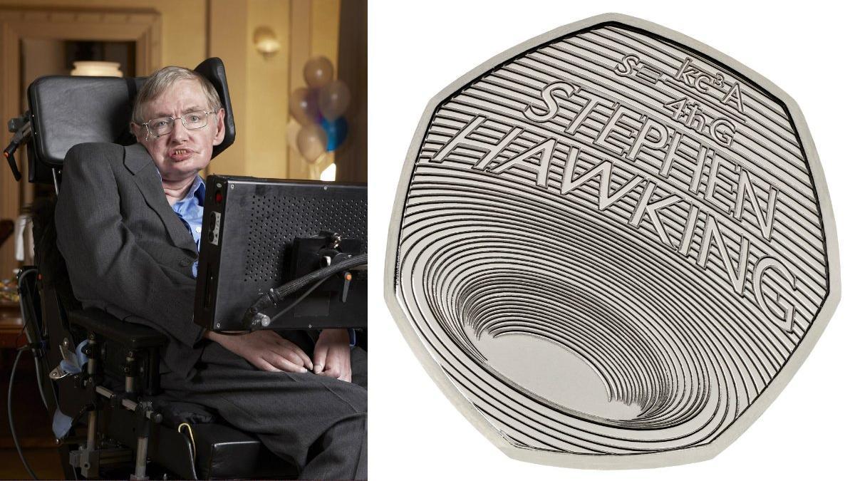 Moneda conmemorativa Hawking