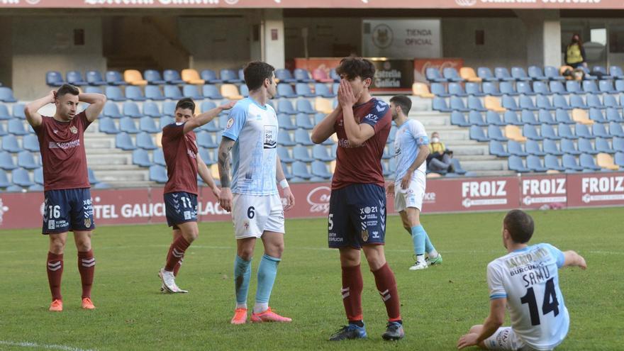 El Pontevedra CF se ahoga ante el Compostela