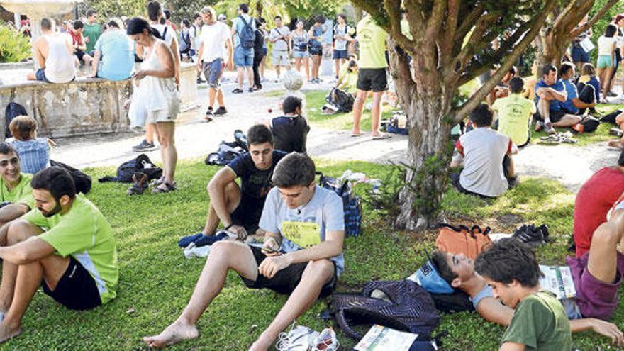 El cansancio se apoderó de quienes lograron cubrir el trayecto en su totalidad una vez llegaron a la meta, en la explanada del santuario.