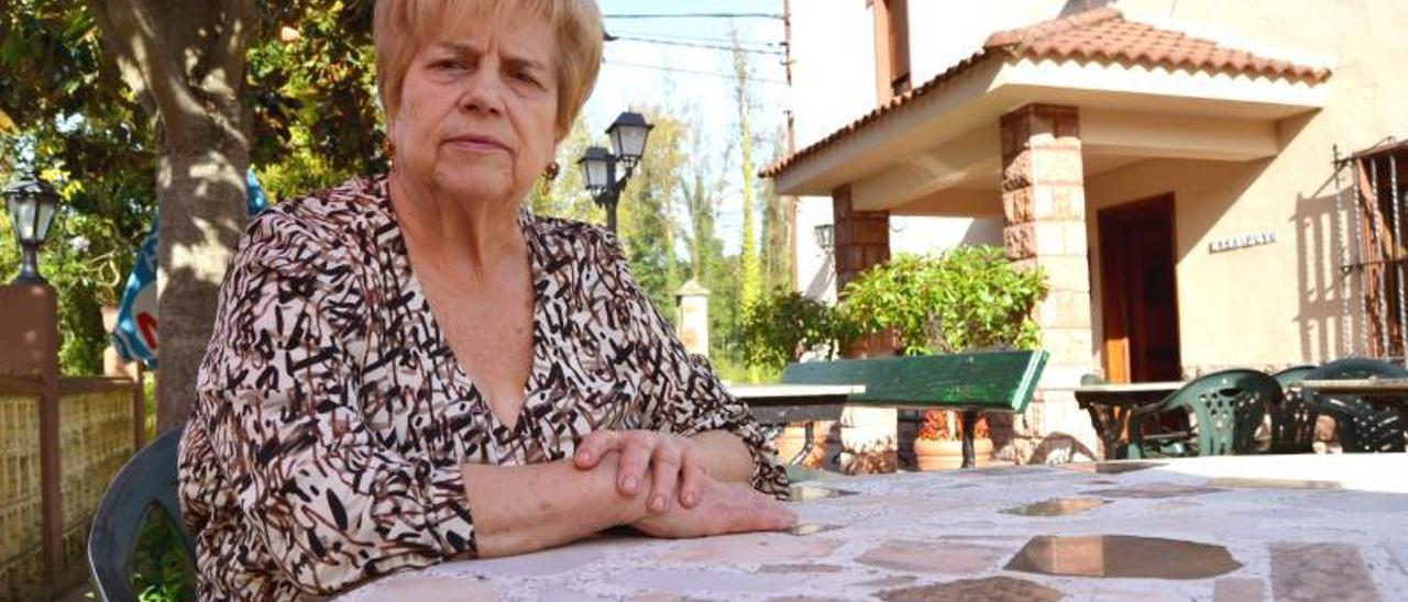 Marilí Menéndez Fidalgo en la terraza de Casa Puyo. | Ana Paz Paredes