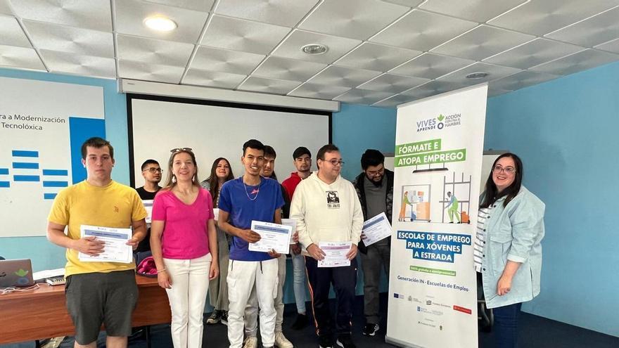 Europa reconoce la Escola de Emprego Xuvenil de A Estrada como ejemplo de inserción laboral en el rural