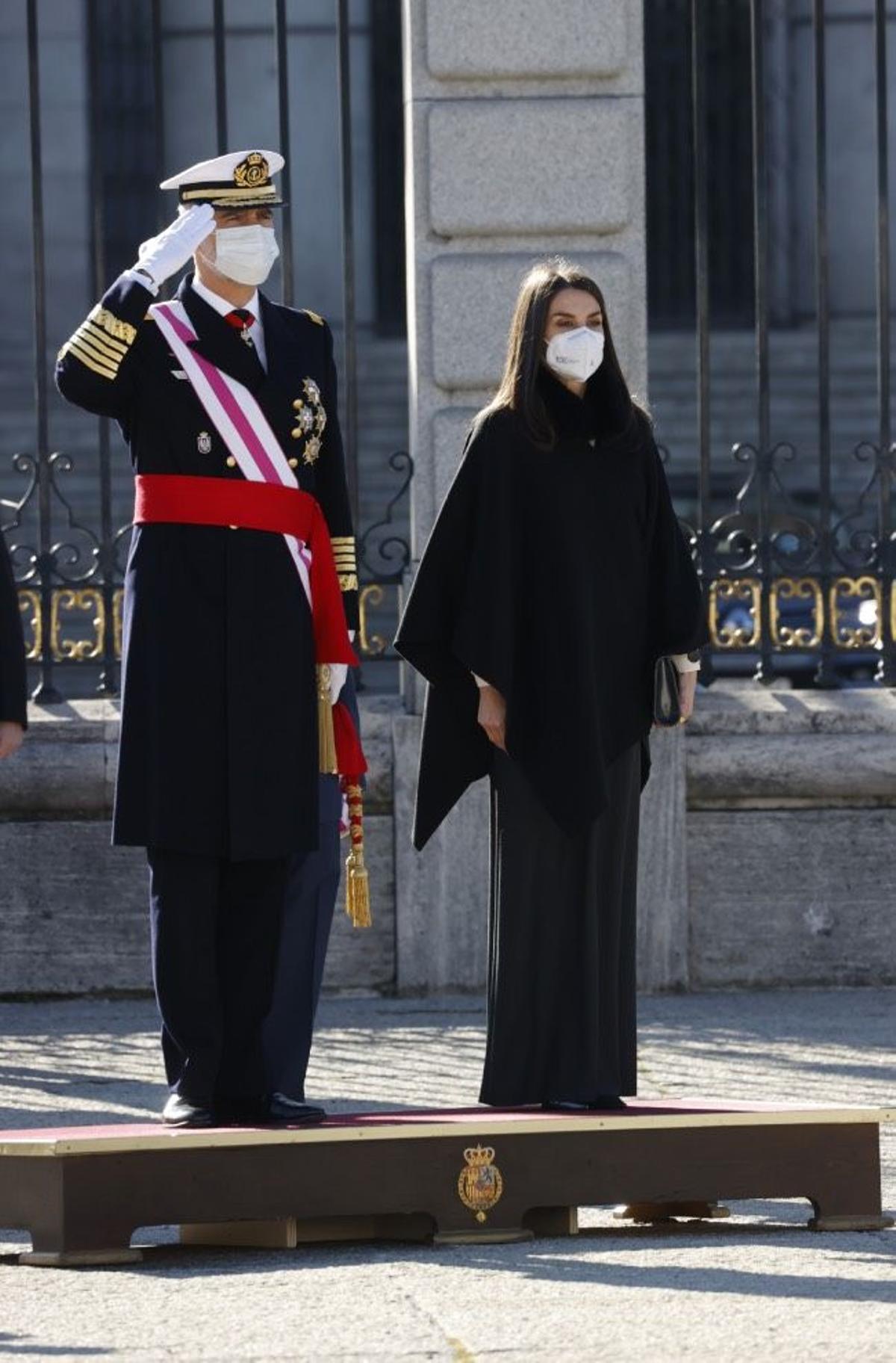 Los reyes han presidido la Pascua Militar 2021 celebrada en el Palacio Real de Madrid