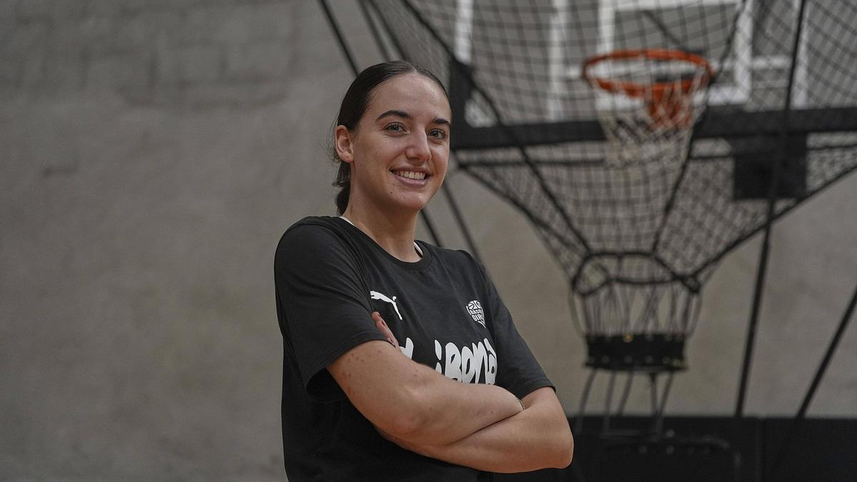 Les imatges d'Iyana Martín, durant el Media Day de l'Spar Girona