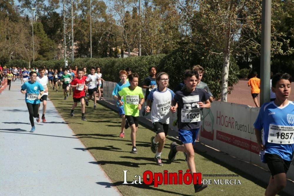 Final Cross Escolar de Lorca . Alevín masculino