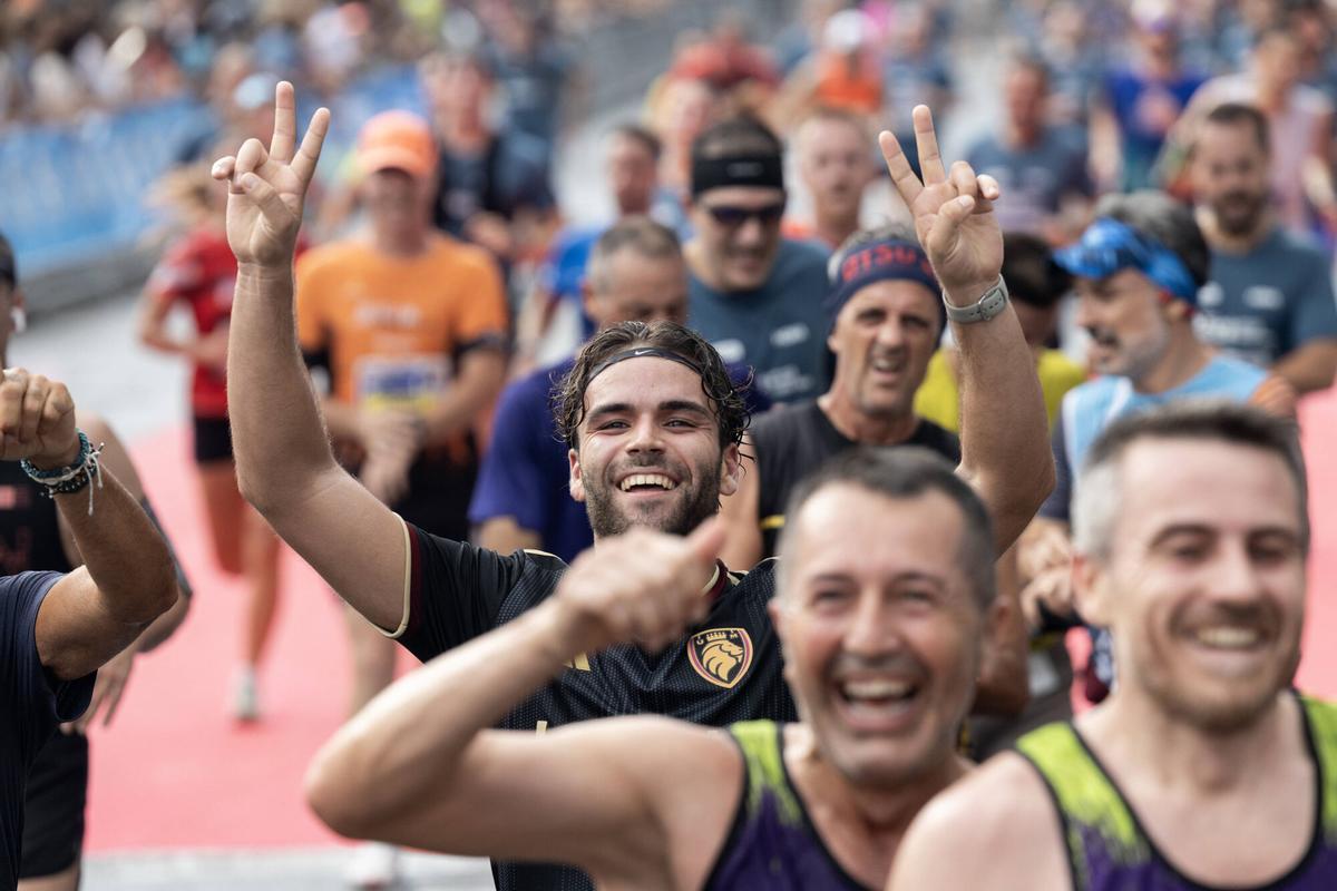 14.000 corredores participan en esta edición de la Cursa de la Mercè, en Barcelona.