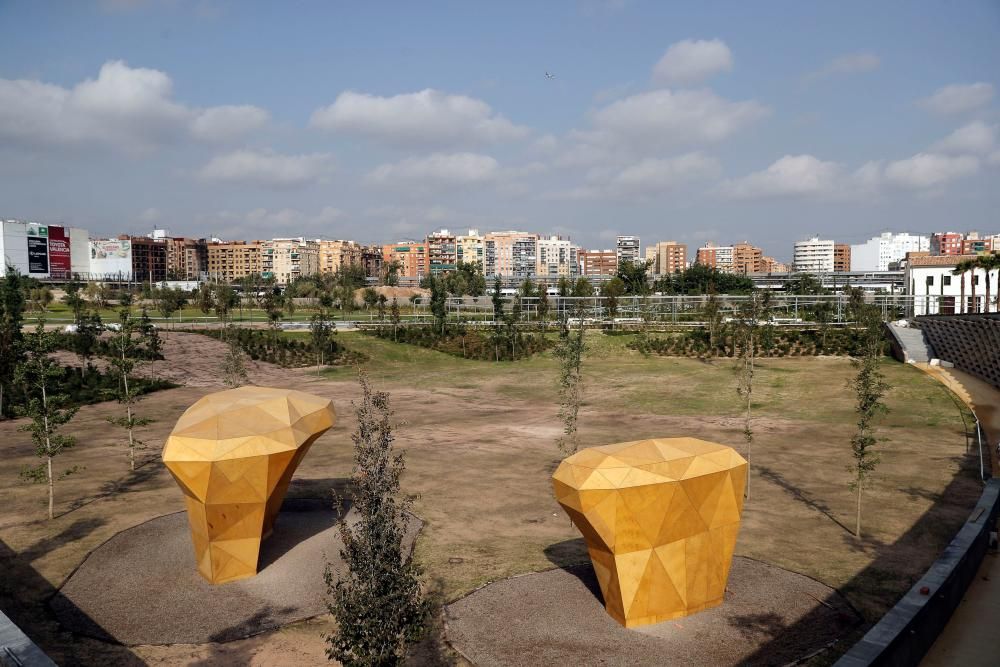 Los jardines del Parque Central florecen