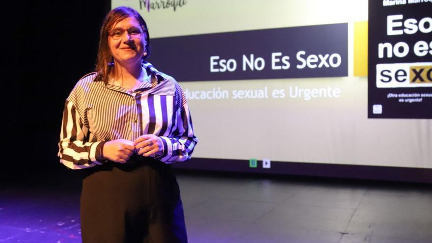 Marina Marroquí va parlar a Roses de violència sexual