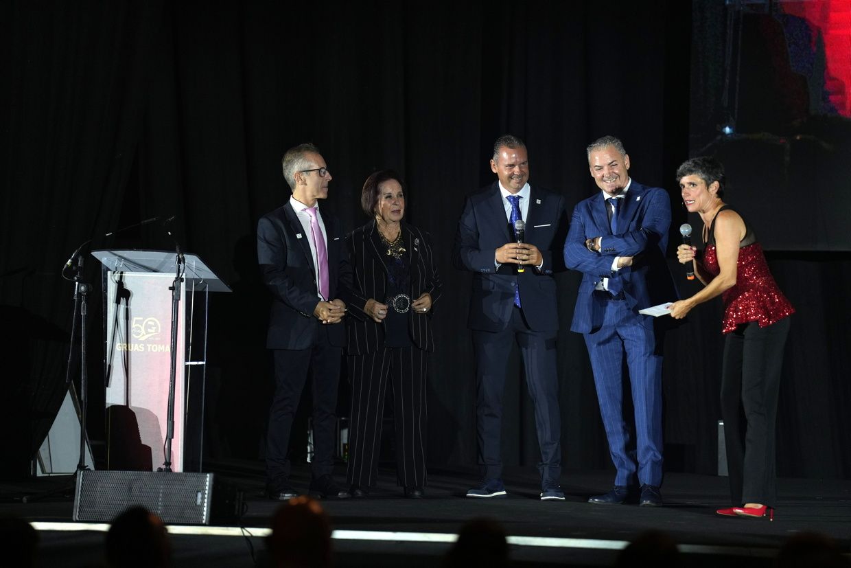 Galería de fotos de la gala del 50º aniversario de Grúas Tomás en Vila-real