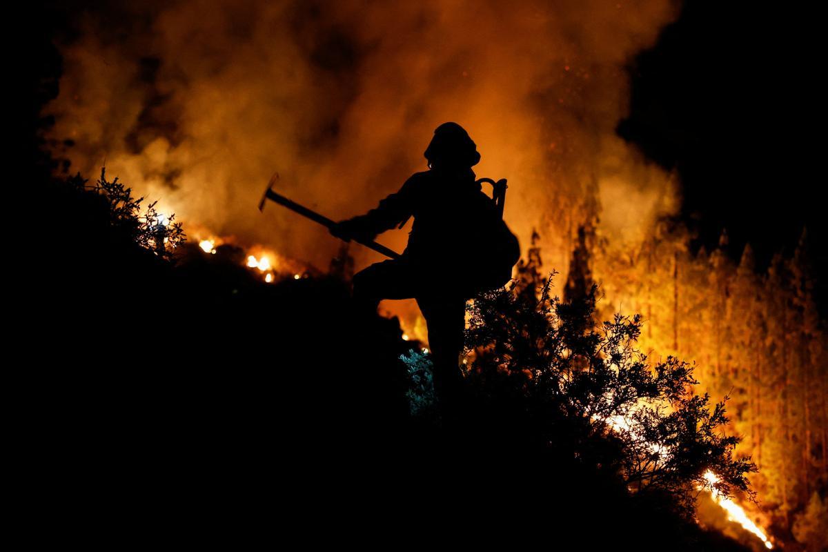 El incendio forestal de Tenerife, sin control