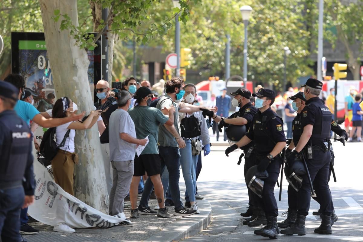 Manifestación de Vox en Zaragoza