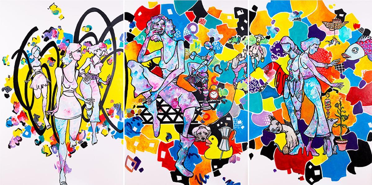 Una de la obras del artista Álvaro Peña.