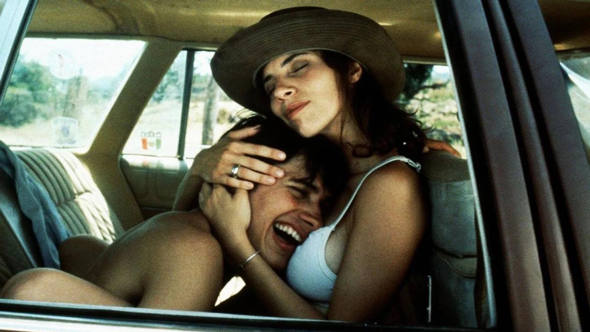 Gael García Bernal y Maribel Verdú en "Y tu mama también"