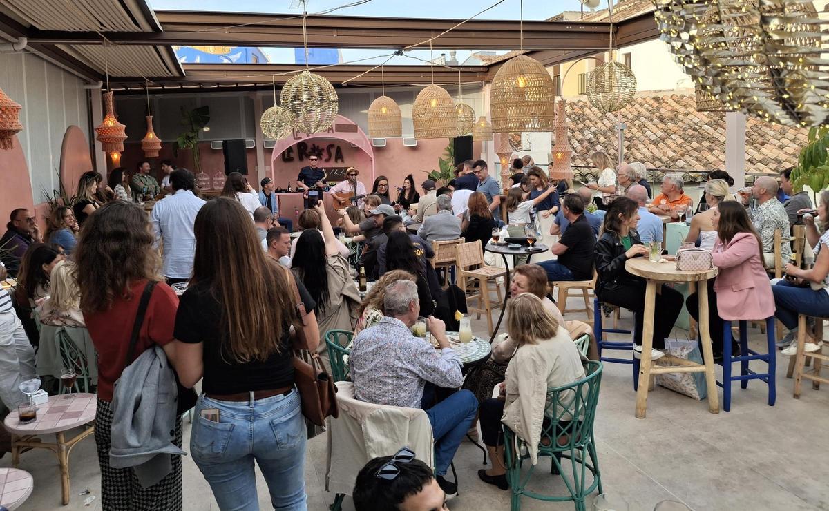 La terraza La Rosa, un espacio excepcional para estos cercanos conciertos