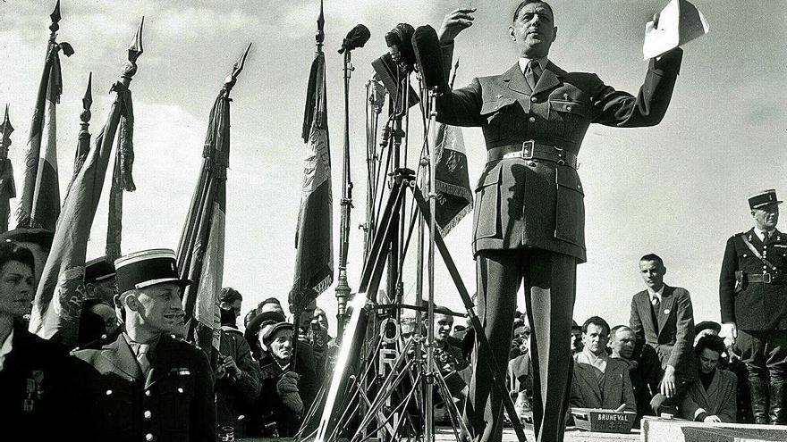 Un discurs de De Gaulle, l&#039;any 1947.