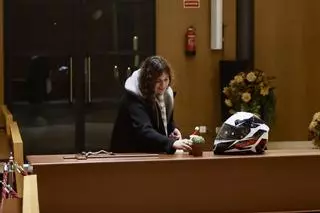 Emotiva despedida al joven fallecido en un accidente de moto