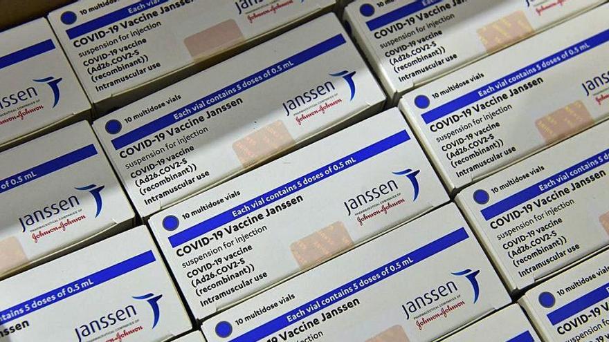 Caixes de vacunes de Janssen