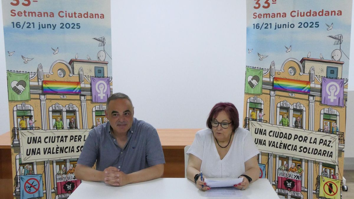 Mondrià y Broseta, durante la presentación.