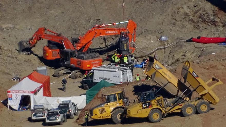 Los mineros ya han excavado casi la mitad de la galería para rescatar a Julen