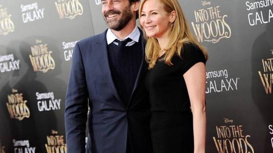 Jon Hamm, el protagonista de la serie 'Mad Men', se separa de su mujer