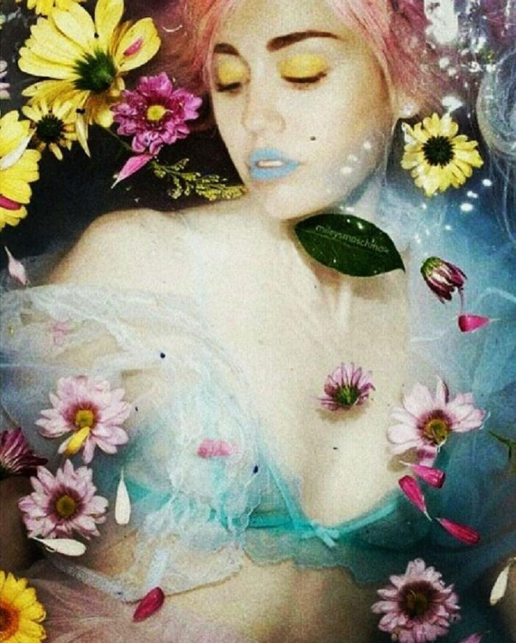 Miley Cyrus en las fotos de David La Chapelle