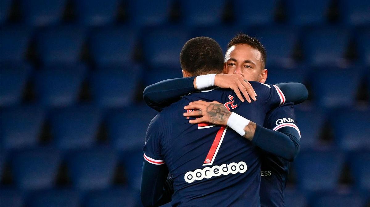 El gol de Neymar ante el Angers tras este jugadón de Mbappé