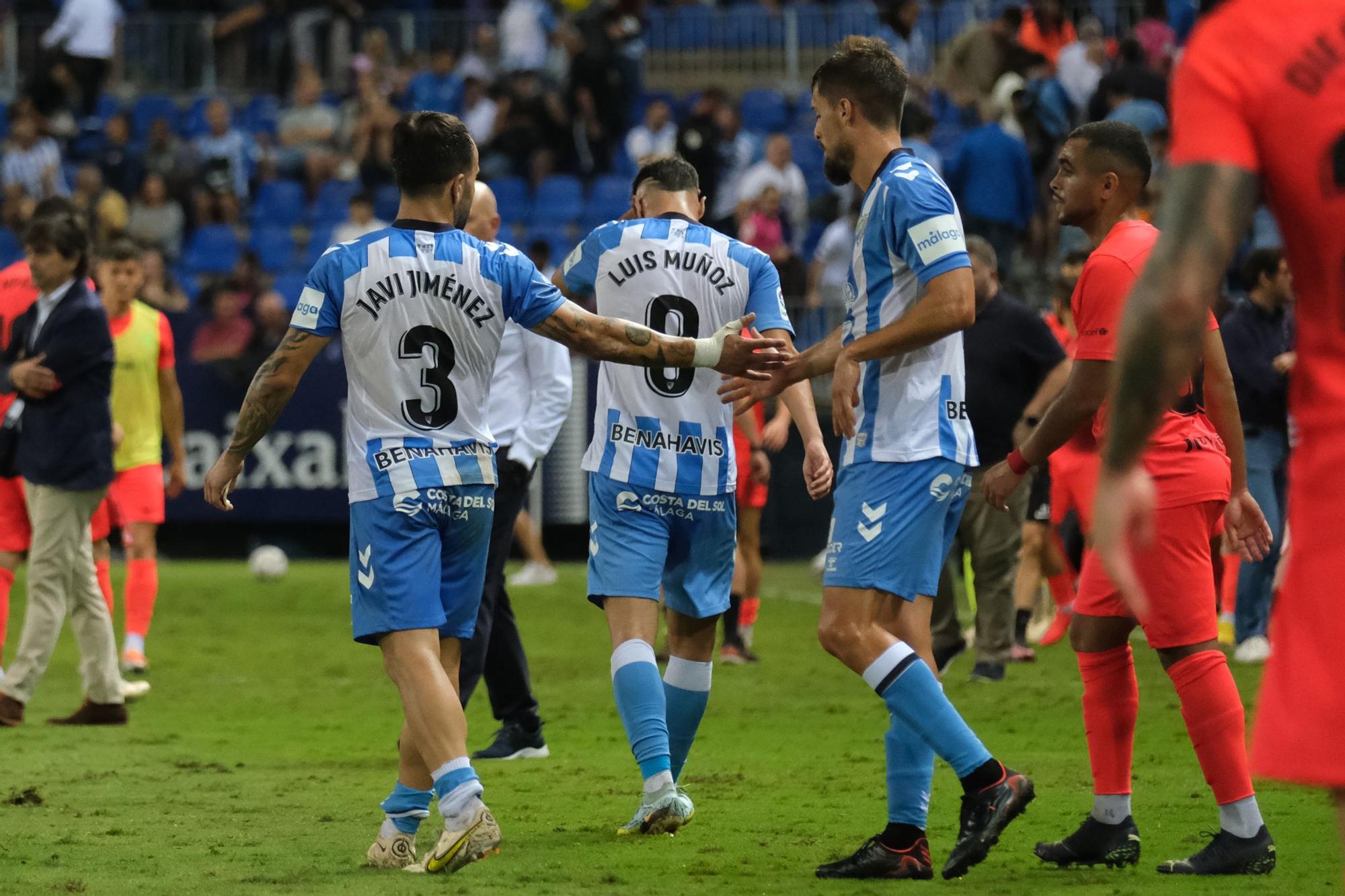 El Málaga CF - FC Andorra, en imágenes