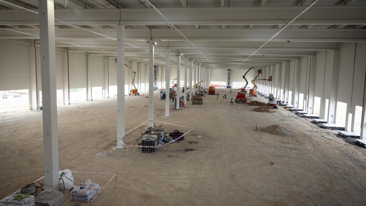 En imágenes | Así avanzan las obras de Valfondo y GLS en Plaza para mover 16.000 paquetes por hora