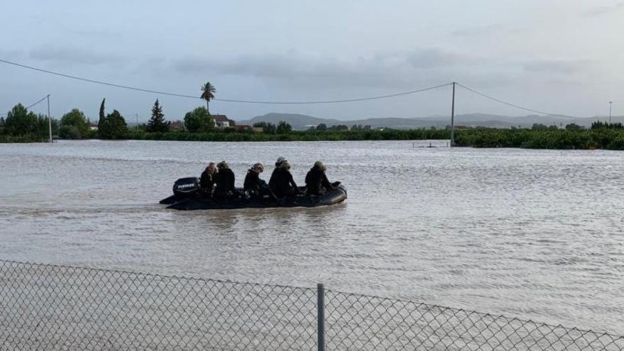 Imagen de las labores de búsqueda del desaparecido.