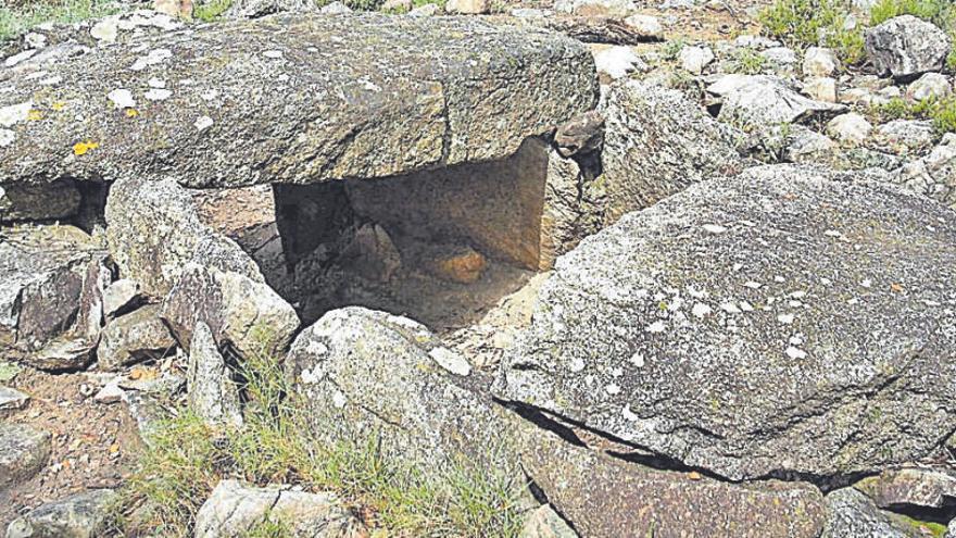 El massís  de l&#039;Albera entre oliveres i megàlits