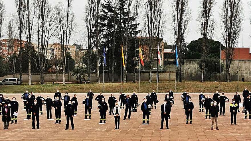 Els nous oficials del Cos de Bombers de la Generalitat