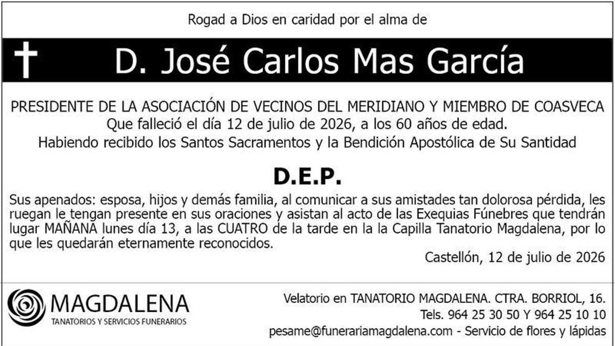 D. José Carlos Mas García