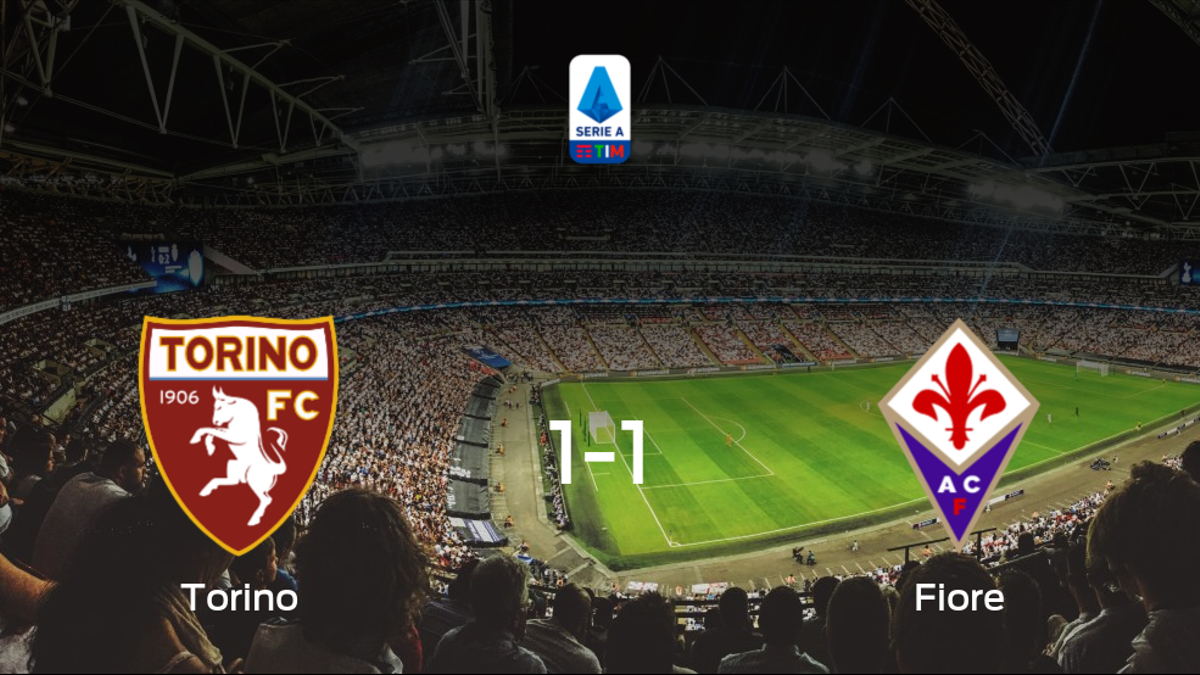 El Torino y la Fiorentina empatan 1-1 y se reparten los puntos