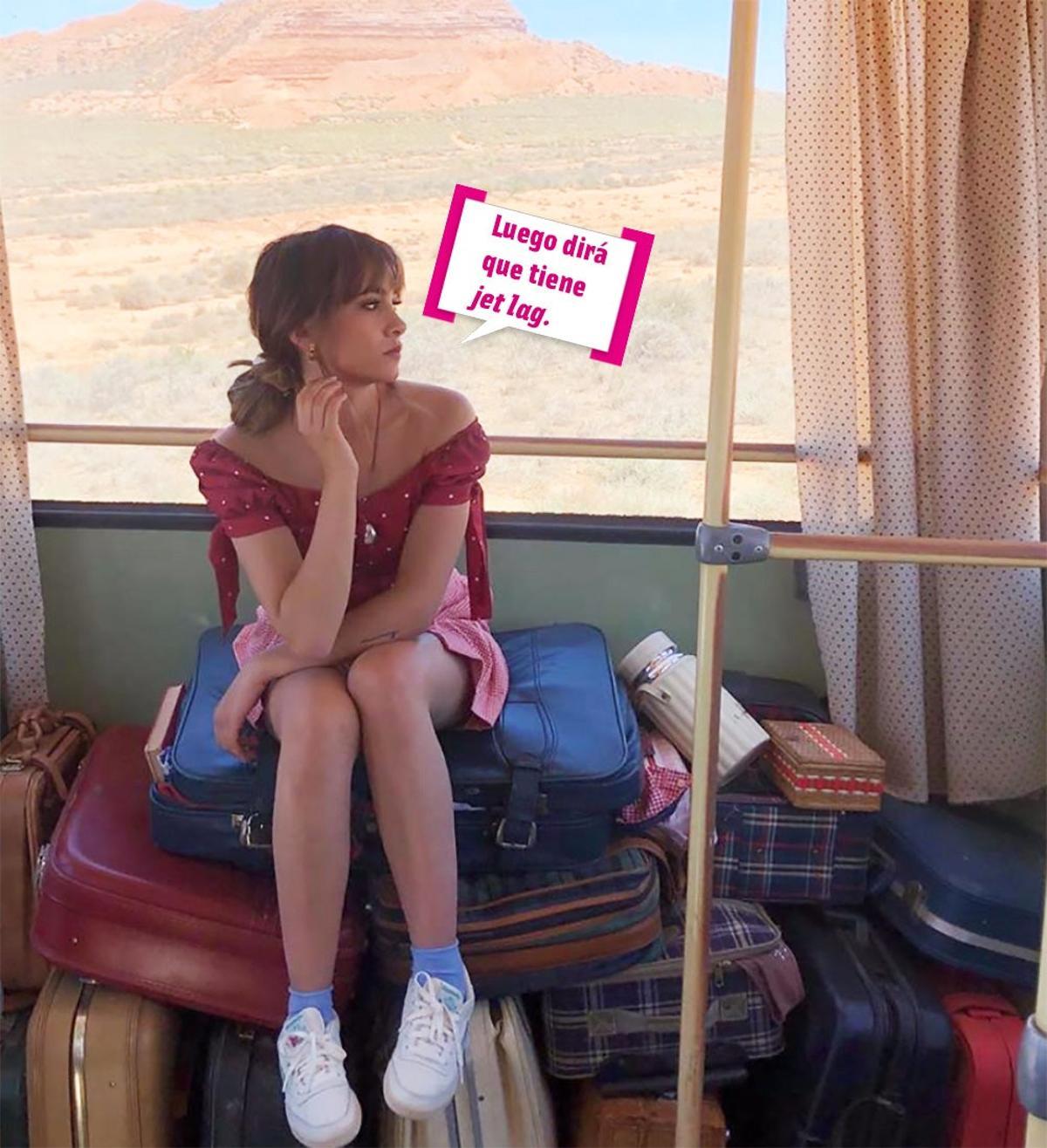 Aitana, bocadillo: "Luego dirá que tiene jet lag"