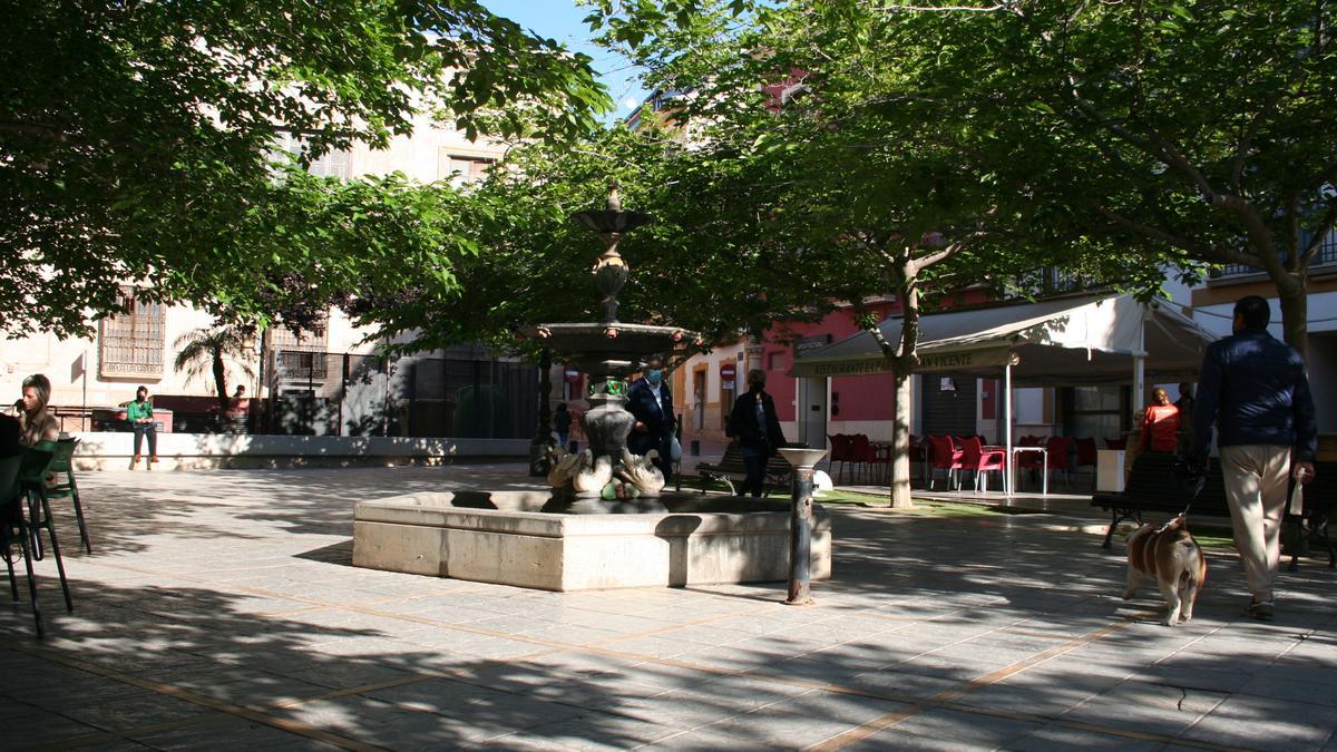 Zona de sombra en San Vicente por la cubierta vegetal.