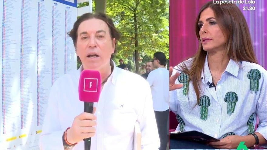 Nuria Roca, indignada con Pipi Estrada por su asalto a Alejandra Rubio como reportero de 'Fiesta': 