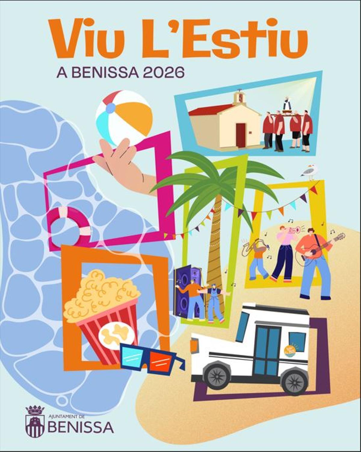 El cartel de la programación "Viu l'Estiu"