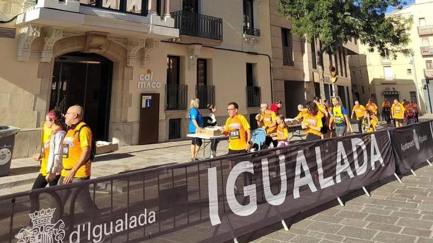 Participants a la cursa Alzheimer Race d'Igualada