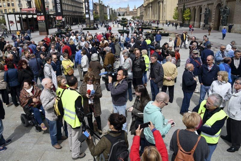 Protesta de jubilados en Zaragoza