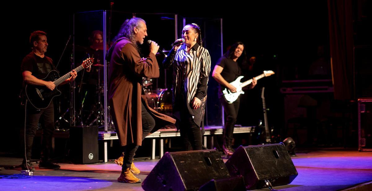 Concierto de Camela en Cáceres.