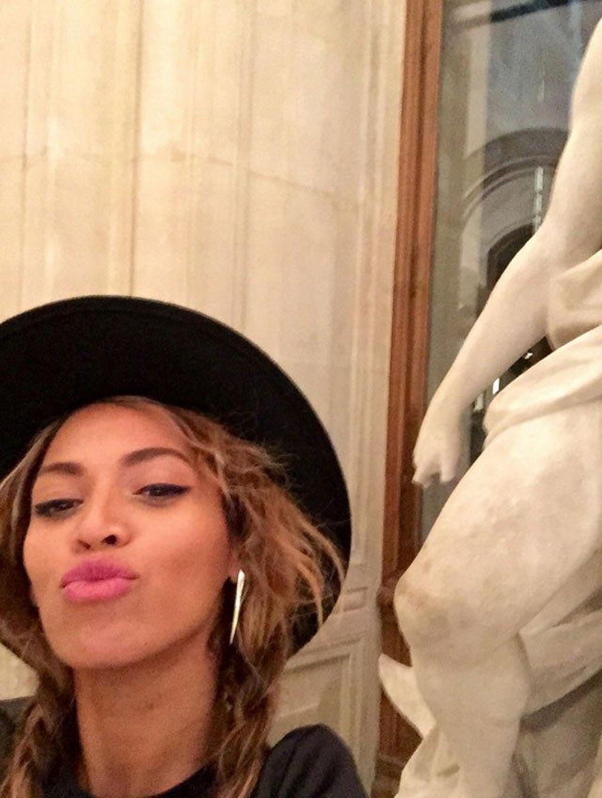 El selfie de Beyoncé en el Louvre
