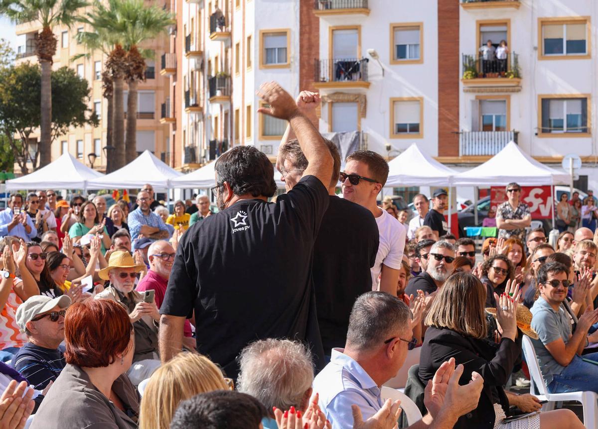 Íñigo Errejón, de Más Madrid; Jorge Pueyo, de la Xunta Aragonista y Vicenç Vidal, de Més Mallorca