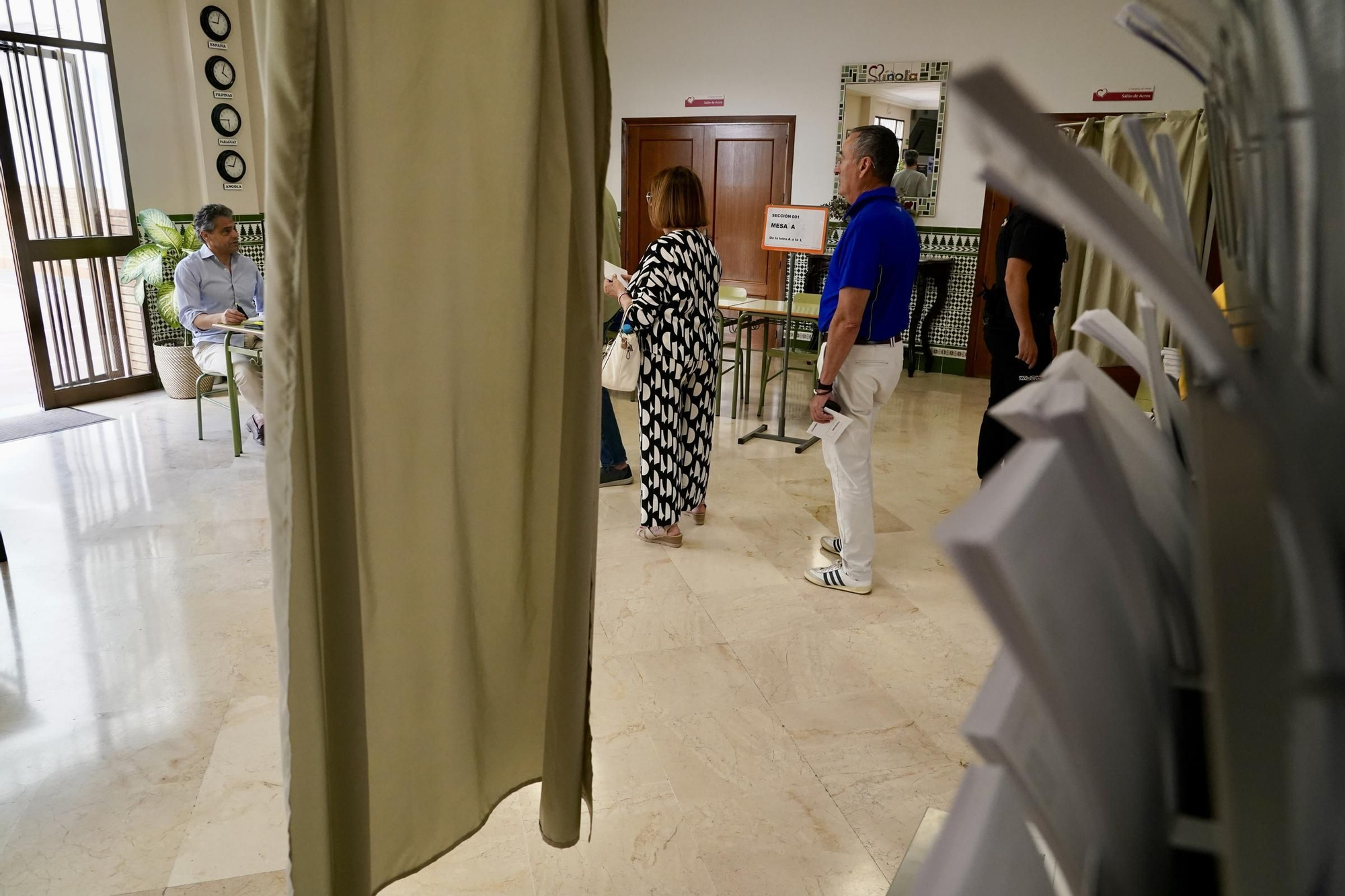 La jornada electoral del 9J al Parlamento Europeo en Málaga, en imágenes