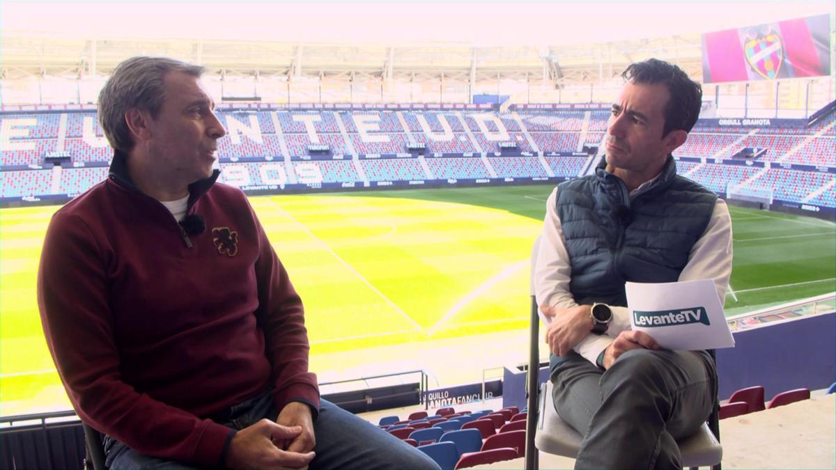 Felipe Miñambres, arquitecto deportivo del Levante UD, en Món Granota