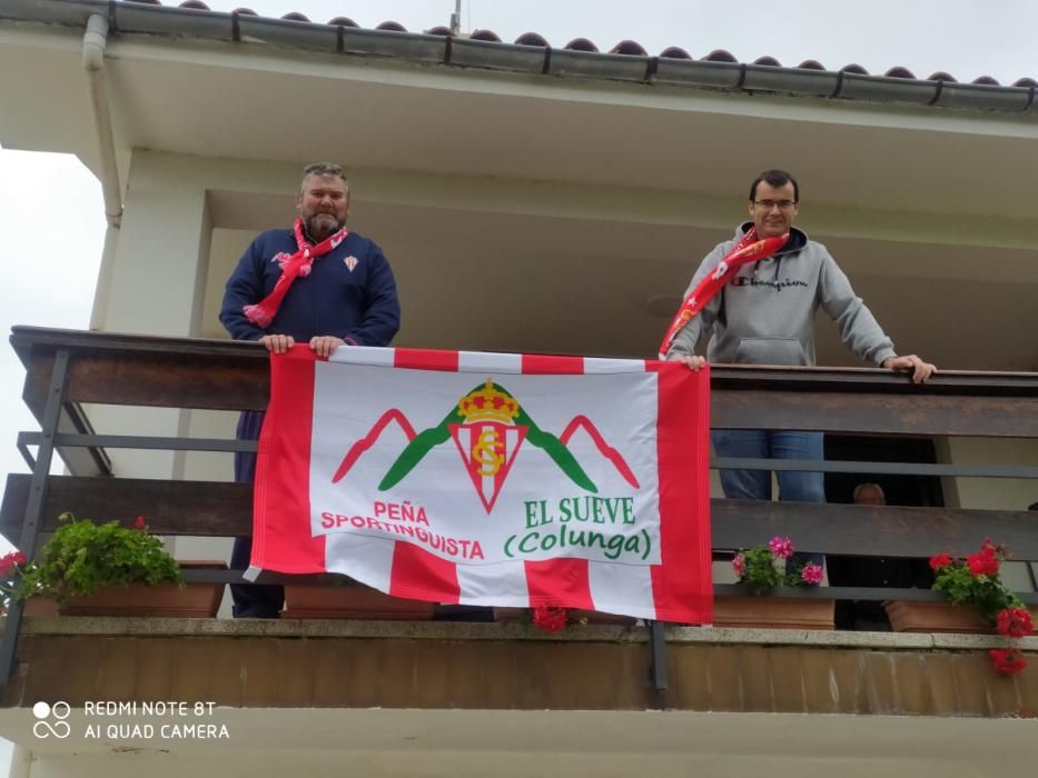 Asturias se viste de rojiblanco