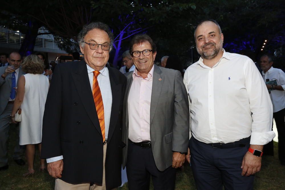 Eugeni Aguiló, Llorenç Huguet y Jordi Llabrés.